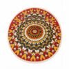 Handmade Jute Floor Mat – 3 Ft Round Decorative Natural Fiber Rug thumbnail 1