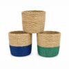 Sea Grass Flower Plant Basket – Handmade Natural Plant Pot & Home Decor Basket thumbnail 1