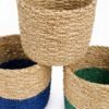 Sea Grass Flower Plant Basket – Handmade Natural Plant Pot & Home Decor Basket thumbnail 3
