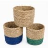 Sea Grass Flower Plant Basket – Handmade Natural Plant Pot & Home Decor Basket thumbnail 4